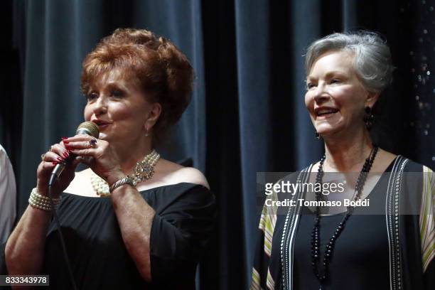 Ann Walker and Rosemary Alexander attend the Premiere Of Beard Collins Shores Productions' "A Very Sordid Wedding" on August 16, 2017 in Beverly...