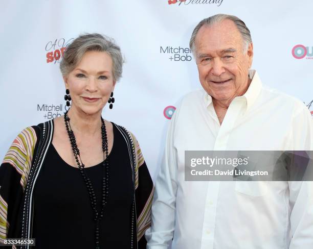 Actress Rosemary Alexander and husband actor Newell Alexander attend the premiere of Beard Collins Shores Productions' "A Very Sordid Wedding" at...