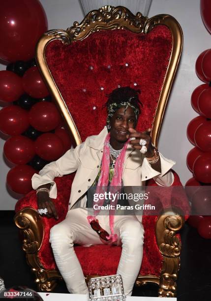 Young Thug Rapper/singer Young Thug Birthday _ Young Thug Celebrates 34th Birthday at The Weeknd ...