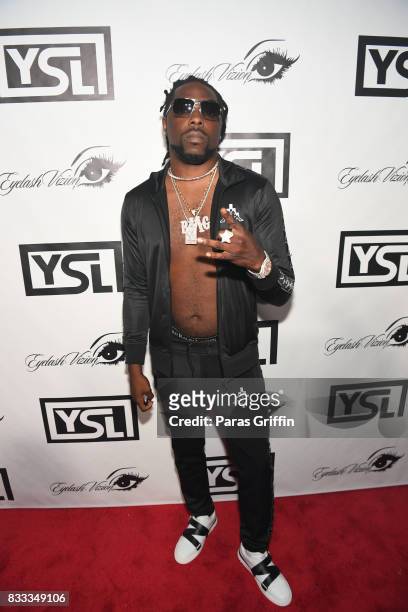 Rapper Young Scooter at Young Thug Private Birthday Celebration at Tago International on August 16, 2017 in Atlanta, Georgia.