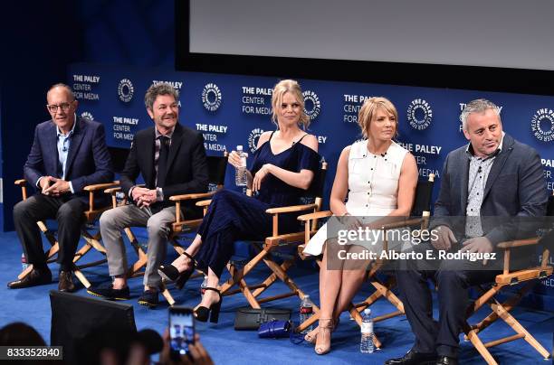 Executive producers/creators David Crane and Jeffrey Klarik, actors Mircea Monroe, Kathleen Rose Perkins and Matt LeBlanc attend the 2017 PaleyLive...