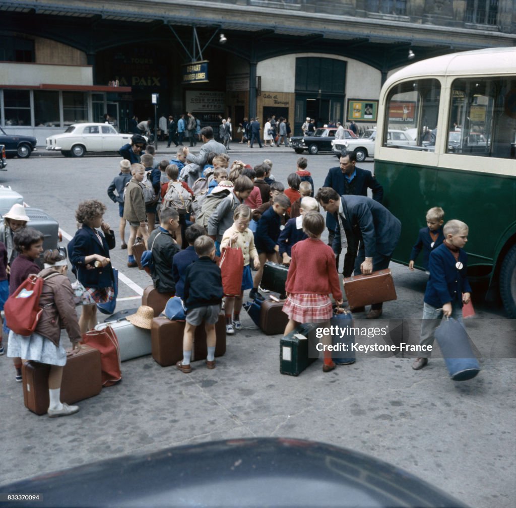 Départ en colonie de vacances