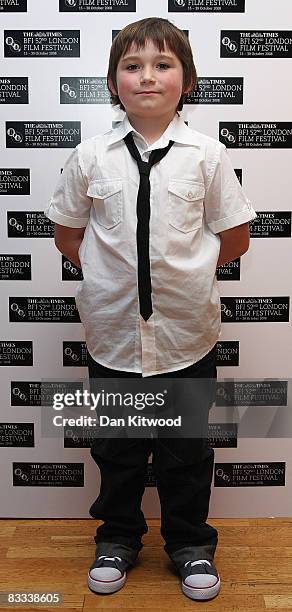 Actor Sidney Johnston arrives at the BFI 52nd London Film Festival European Premiere of Incendiary in Leicester Square on October 18, 2008 in London,...