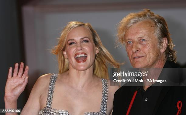 Daryl Hannah and Rutger Hauer at the premiere for the film 'Blade Runner: The Final Cut', at the Venice Film Festival in Italy, Saturday 1 September...