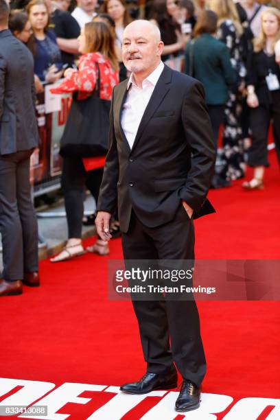 Barry Ackroyd arriving at the 'Detroit' European Premiere at The Curzon Mayfair on August 16, 2017 in London, England.