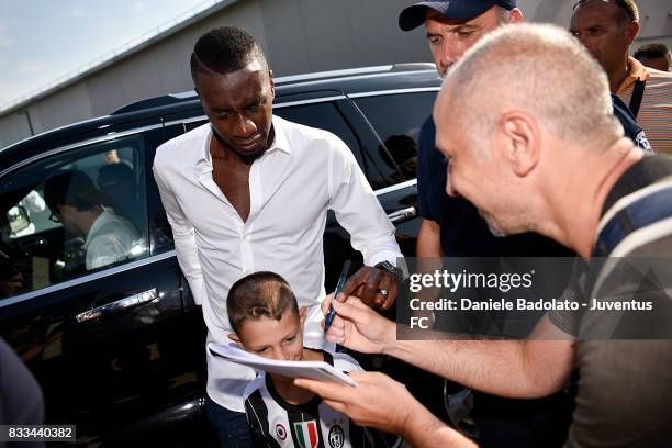 Juventus New Signing Blaise Matuidi attends medical tests on August 17, 2017 in Turin, Italy.