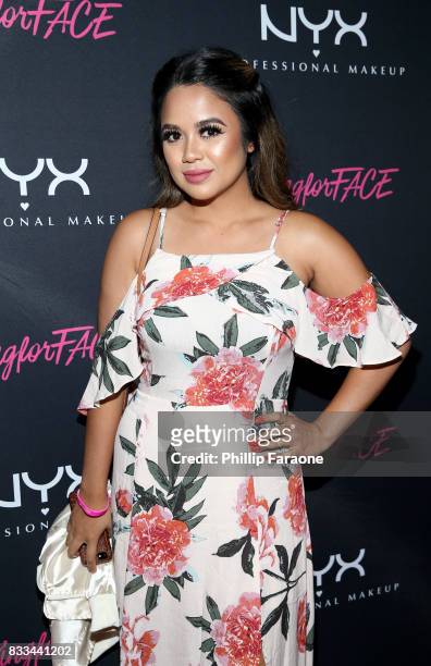 Fritzie Torres at the FACE Awards International Welcome Party at Andaz Hotel on August 16, 2017 in Los Angeles, California.