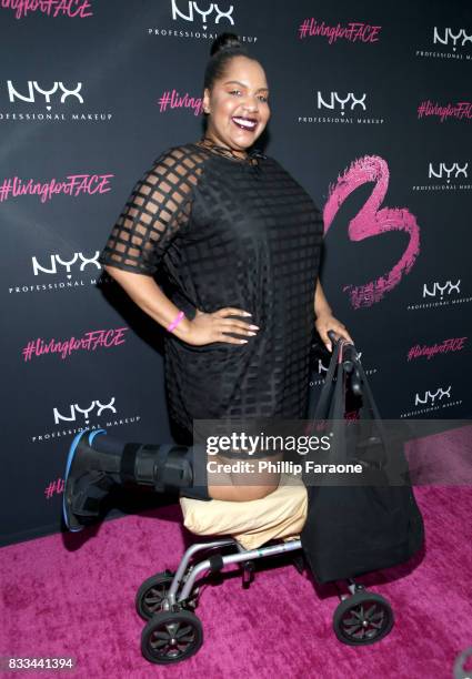 Erika Gwen at the FACE Awards International Welcome Party at Andaz Hotel on August 16, 2017 in Los Angeles, California.