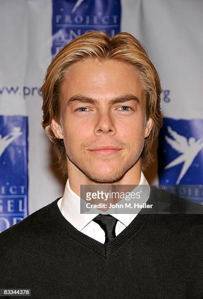 Derek Hough attends the 4th Annual "inCONCERT" Benefit to raise money for Project Angel Food on October 18, 2008 at the Howard Fine Theater in...