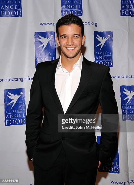 Mark Ballas attends the 4th Annual "inCONCERT" Benefit to raise money for Project Angel Food on October 18, 2008 at the Howard Fine Theater in...