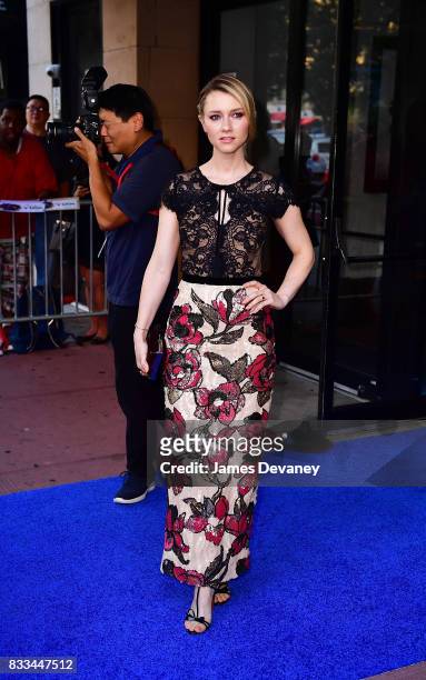 Valorie Curry arrives to 'The Tick' Blue Carpet Premiere at Village East Cinema on August 16, 2017 in New York City.