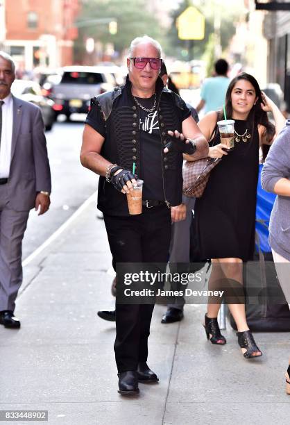 Andrew Dice Clay arrives to the 'The Late Show With Stephen Colbert' at the Ed Sullivan Theater on August 16, 2017 in New York City.