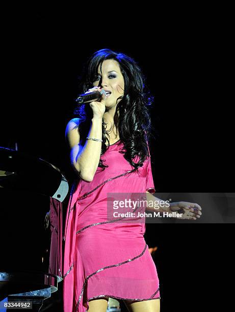 Joanna Pacitti performs at the 4th Annual "inCONCERT" Benefit for Project Angel Food on October 18, 2008 at the Howard Fine Theater in Hollywood,...