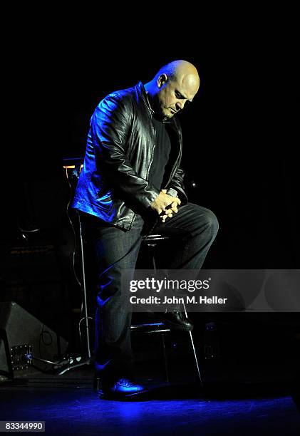 Michael Chiklis performs at the 4th Annual "inCONCERT" Benefit for Project Angel Food on October 18, 2008 at the Howard Fine Theater in Hollywood,...