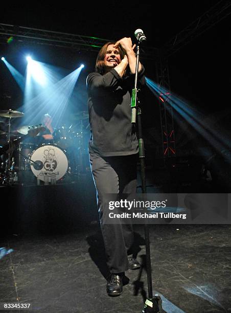 Heavy metal legend Ozzy Osbourne performs with all-star cover band Camp Freddy at the benefit grand opening of celebrity vehicle customization shop...