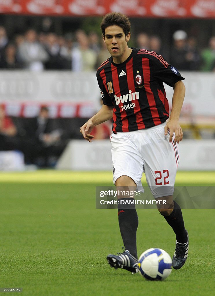 AC Milan Brazilian midfielder Kaka plays