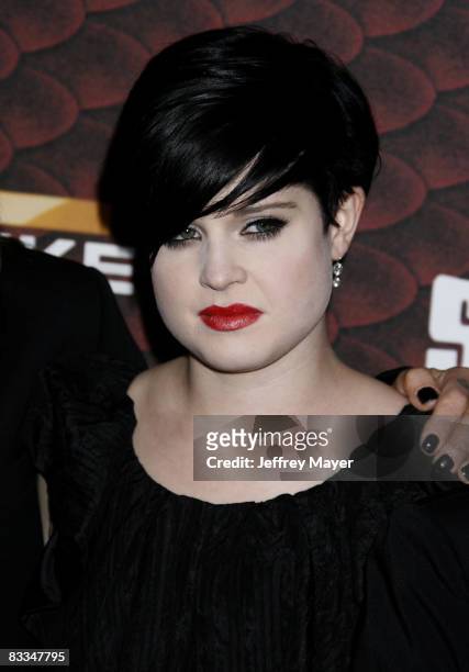 Kelly Osbourne arrives at the Spike TV's "Scream 2008" Awards at The Greek Theater on October 18, 2008 in Los Angeles, California.