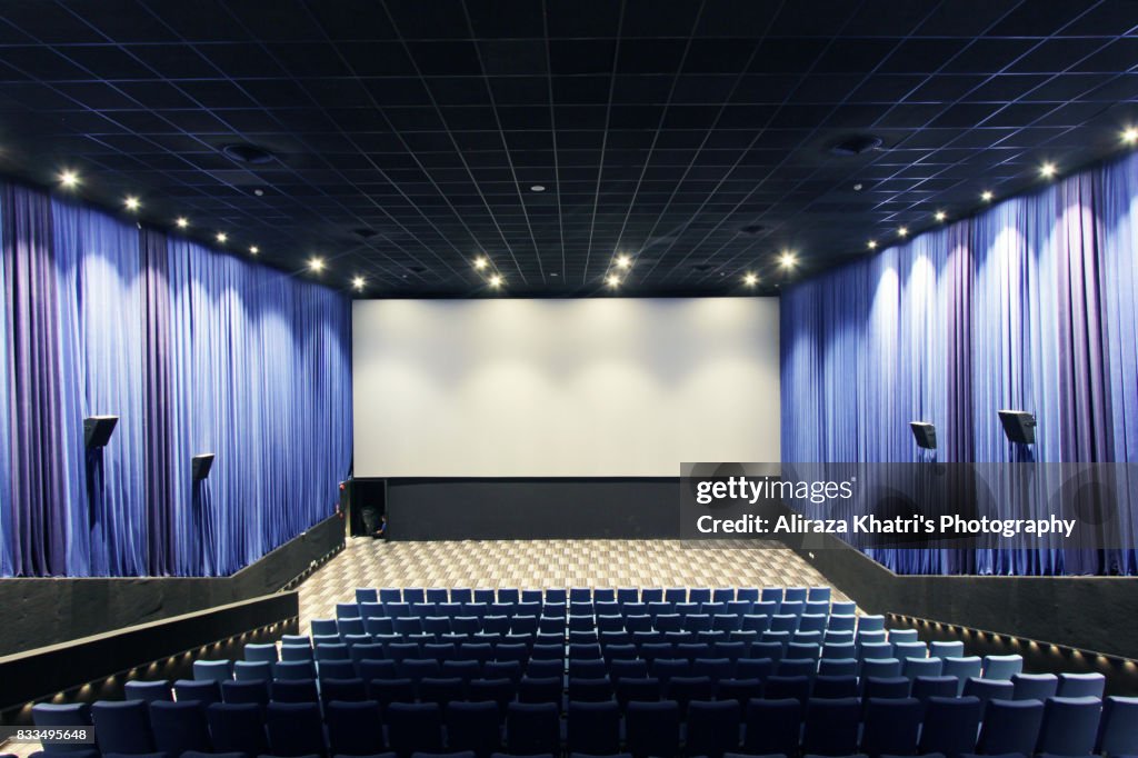 Empty Screening Theater