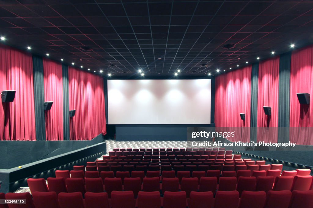 Empty Screening Theater