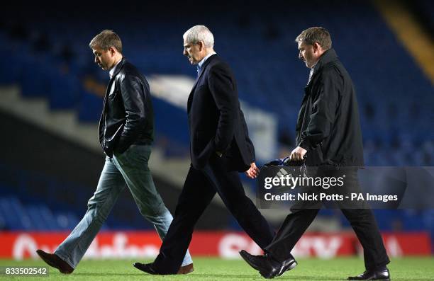 Chelsea owner Roman Abramovich and Eugene Tenenbaum