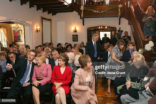 Atmosphere at the wedding of Michael Feinstein and Terrence Flannery held at a private residence on October 17, 2008 in Los Angeles, California.