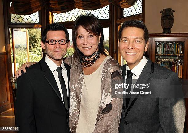 Michele Lee attend the wedding of Michael Feinstein and Terrence Flannery held at a private residence on October 17, 2008 in Los Angeles, California.