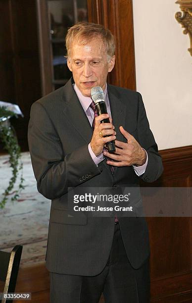 David Lewis attends the wedding of Michael Feinstein and Terrence Flannery held at a private residence on October 17, 2008 in Los Angeles, California.