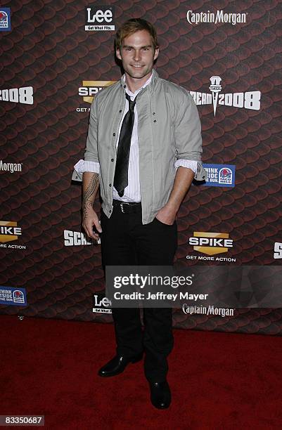 Liv Tyler arrives at the Spike TV's "Scream 2008" Awards at The Greek Theater on October 18, 2008 in Los Angeles, California.