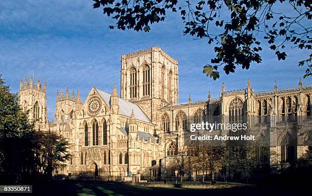 york minster cathedral church, city of york - york yorkshire foto e immagini stock