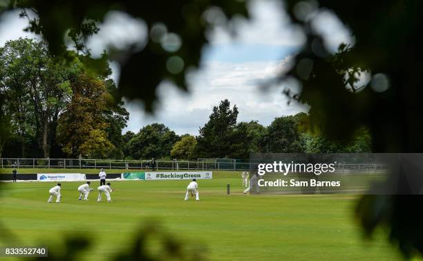 Dublin , Ireland - 17 August 2017; A general view of the action during the ICC Intercontinental Cup match between Ireland and Netherlands at Malahide...