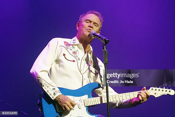 Glen Campbell performs at the Royal Festival Hall on October 19, 2008 in London, England.