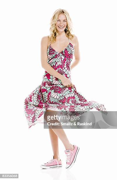 Actress Abby Brammell poses for a portrait session in Los Angeles for BuyHollywood.com on August 6, 2008.