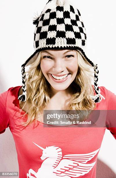 Actress Abby Brammell poses for a portrait session in Los Angeles for BuyHollywood.com on August 6, 2008.