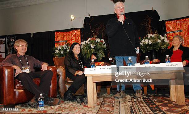 Hart Perry, Barbara Kopple, Roger Ebert and Nancy Baker