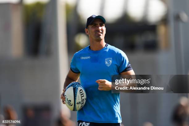 Ruan Piennar of Montpellier during training session of Montpellier at on August 17, 2017 in Montpellier, France.