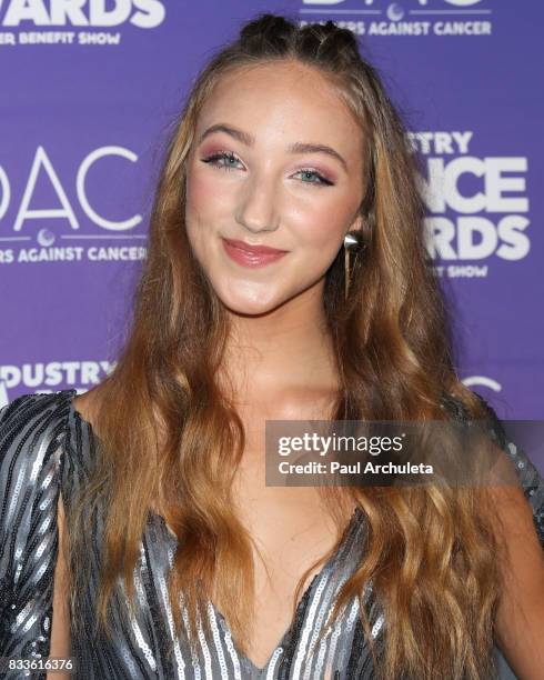 Dancer / TV Personality Ava Cota attends the 2017 Industry Dance Awards and Cancer Benefit show at Avalon on August 16, 2017 in Hollywood, California.