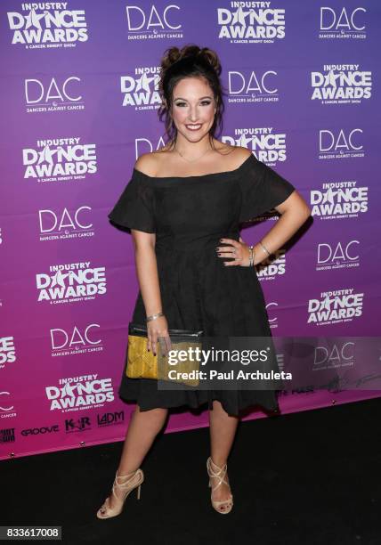 Actress Gianna Martello attends the 2017 Industry Dance Awards and Cancer Benefit show at Avalon on August 16, 2017 in Hollywood, California.