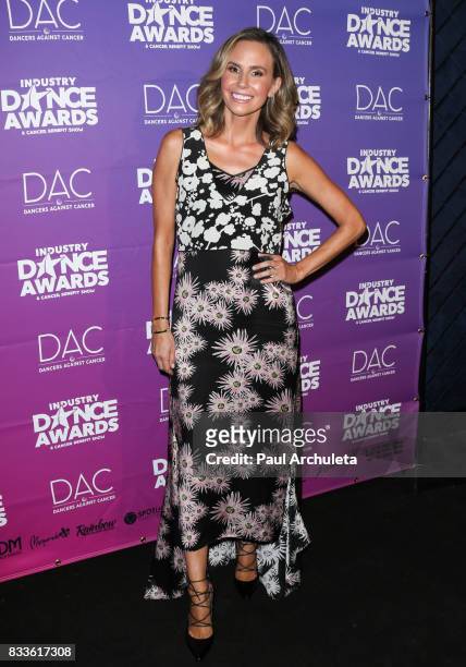 Personality Keltie Knight attends the 2017 Industry Dance Awards and Cancer Benefit show at Avalon on August 16, 2017 in Hollywood, California.