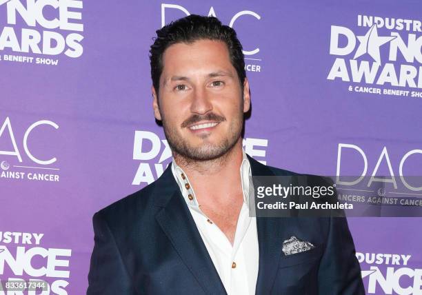 Professional Dancers Val Chmerkovskiy attends the 2017 Industry Dance Awards and Cancer Benefit show at Avalon on August 16, 2017 in Hollywood,...