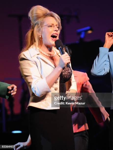 Exclusive* Sherrie Rene Scott and The Dirty Little Girls perform during "Goodbye Yellow Brick Road" Elton John and friends perform to raise funds and...
