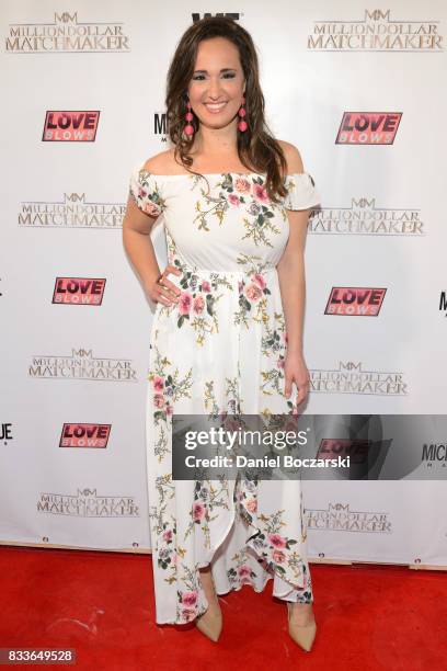 Michelle Menaker attends WE tv's LOVE BLOWS Premiere Event at Flamingo Rum Club on August 16, 2017 in Chicago, Illinois.