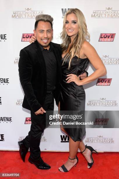 Daniel and Annie Antonsen attend WE tv's LOVE BLOWS Premiere Event at Flamingo Rum Club on August 16, 2017 in Chicago, Illinois.