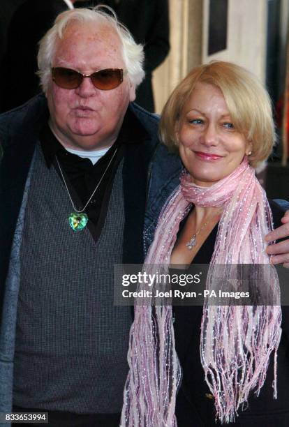 Ken Russell and partner arrive for the the South Bank Show Awards at the Savoy Hotel in central London.