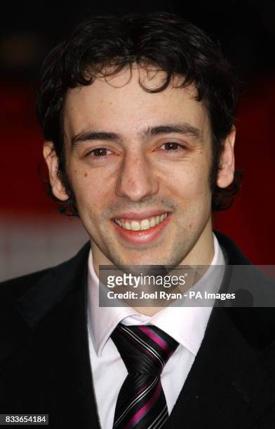 Ralf Little arrives at the South Bank Show Awards at the Savoy Hotel in central London.
