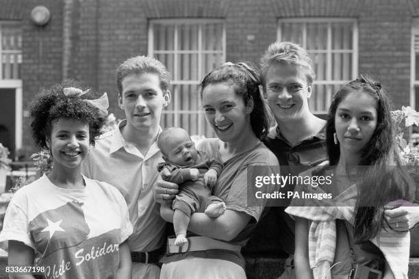 The cast of Citizens, a new BBC Radio Four drama serial: Beverly Hills , Russell Boulter , Kate Duchene with Sally Street , James MacPherson and...