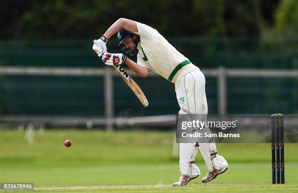 Dublin , Ireland - 17 August 2017; Andrew Balbirnie of Ireland during the ICC Intercontinental Cup match between Ireland and Netherlands at Malahide...