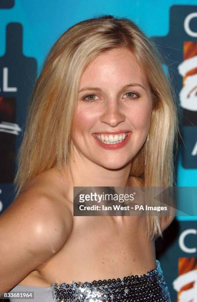 Alison Balsom arrives for the Classical BRIT Awards 2007 nominations launch at the Royal Garden Hotel in west London.
