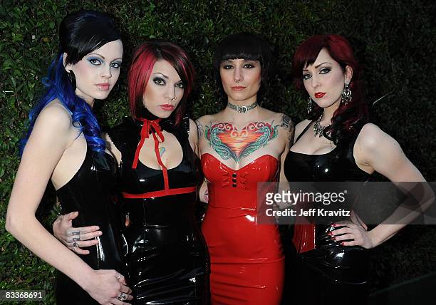 The Suicide Girls arrive at SPIKE TV's "Scream 2008" Awards held at the Greek Theatre on October 18, 2008 in Los Angeles, California.