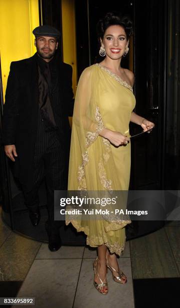 Kelly Brook and Billy Zane arrive for the 2006 British Fashion Awards at the Victoria & Albert Museum in west London.