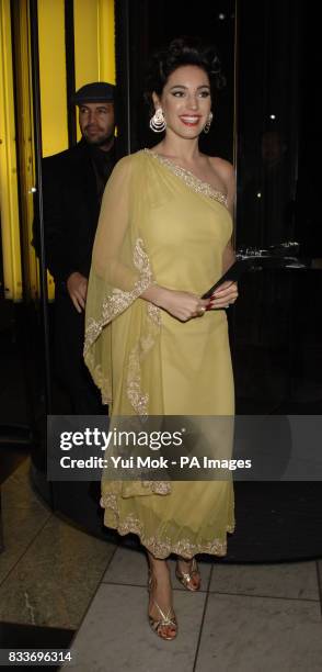 Kelly Brook and Billy Zane arrive for the 2006 British Fashion Awards at the Victoria & Albert Museum in west London.